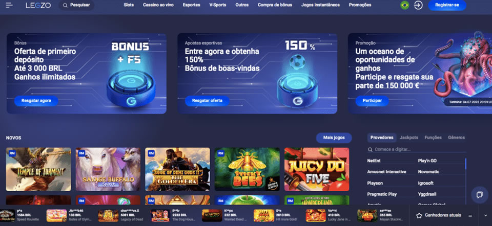 Ao utilizar a plataforma, percebemos que o site não possui abas específicas como muitas outras plataformas de jogos ao vivo, mas ao entrar em um evento esportivo já é exibida a partida que está acontecendo naquele momento. Esta ferramenta oferece uma variedade de torneios.